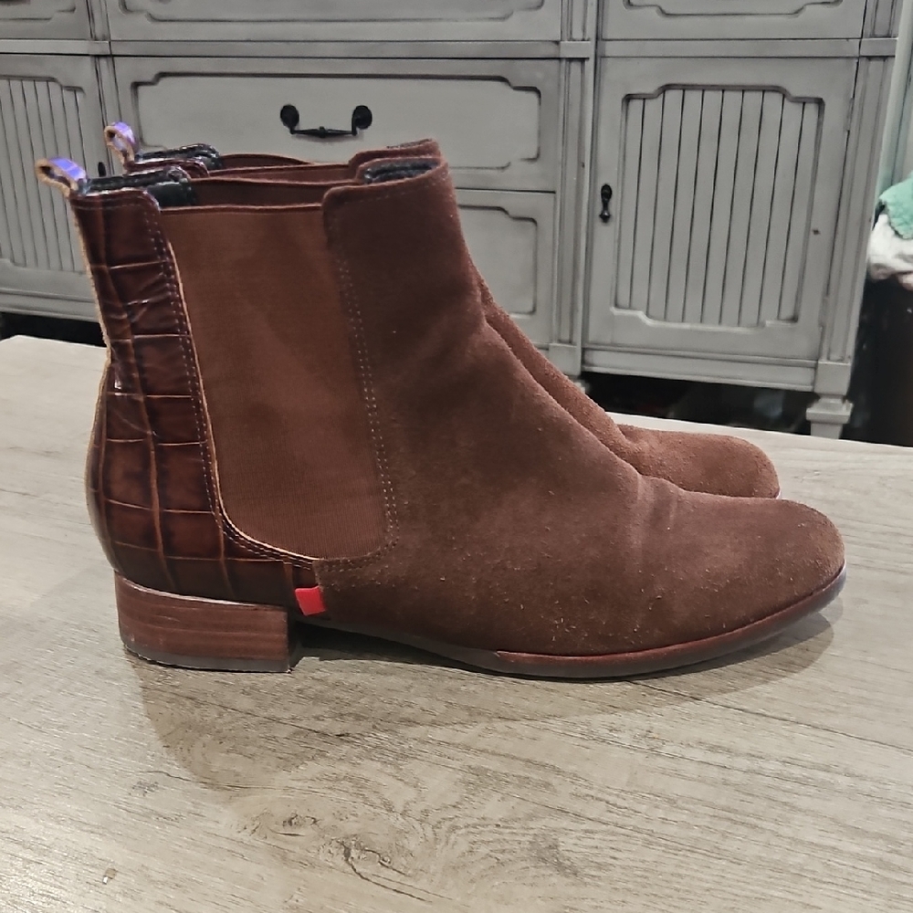 MARC JOSEPH NEW YORK Women's Leather Made in Brazil Ankle Bootie Boot size 10